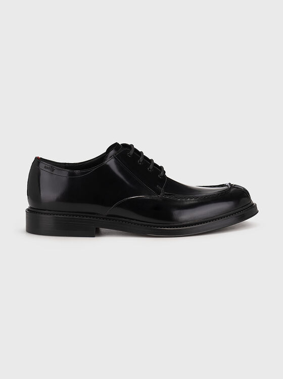 Черни кожени обувки NIEVRO - 1