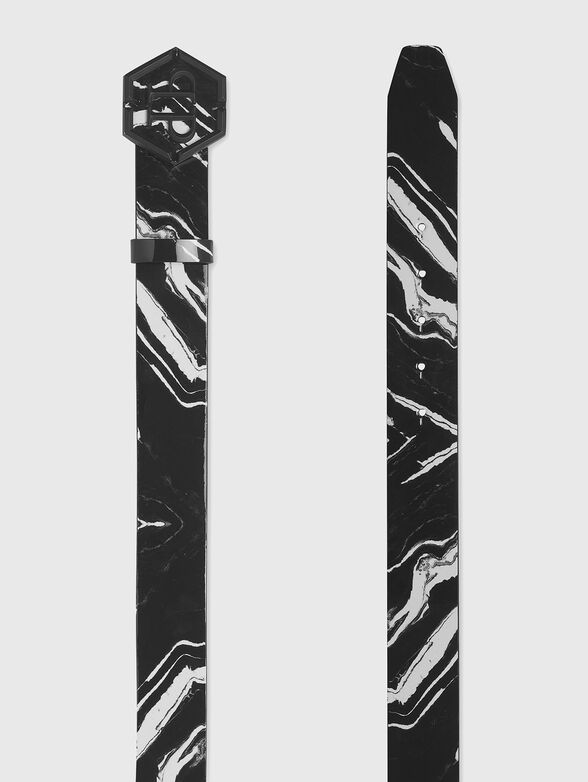 Belt with marble effect - 1