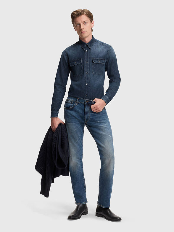 BECKHAM x BOSS denim shirt - 2