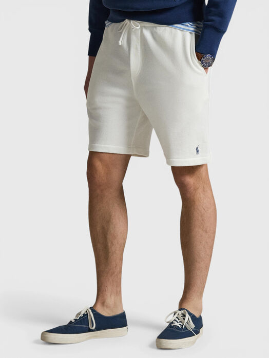 Shorts with embroidered logo