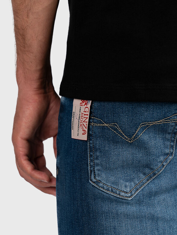 TS049 cotton T-shirt with prints - 5