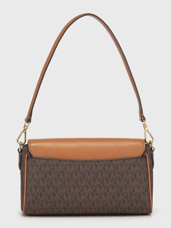 Bag with metal logo and monogram print - 3
