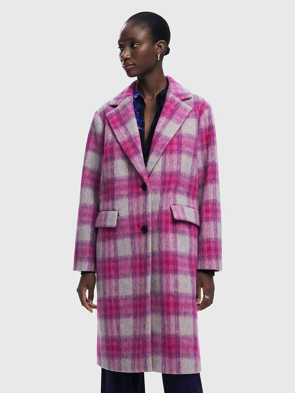 Checked coat - 1
