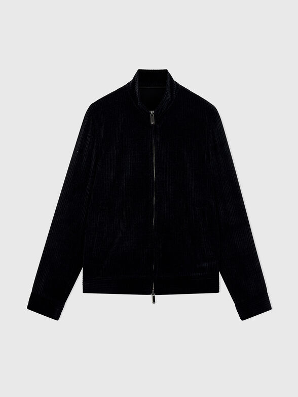 Black velvet jacket - 1