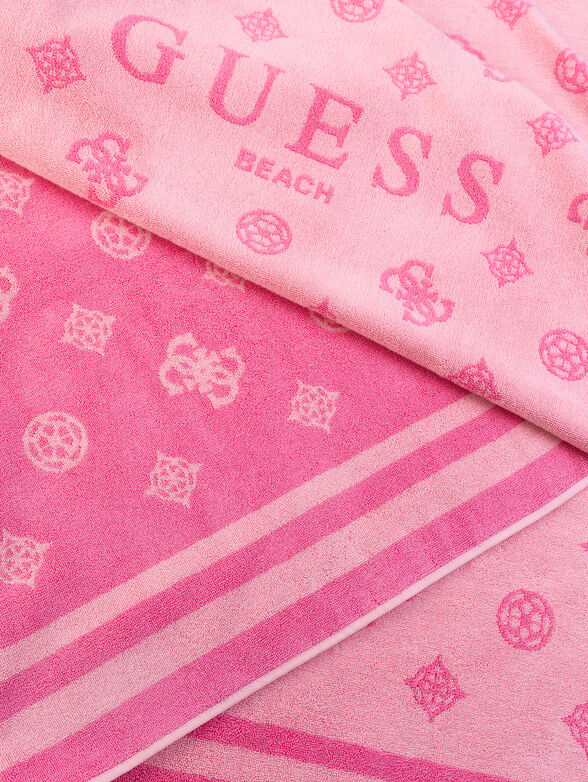 Beach towel with monogram logo - 2
