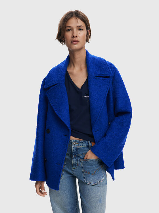 Палто с двуредно закопчване  - 1