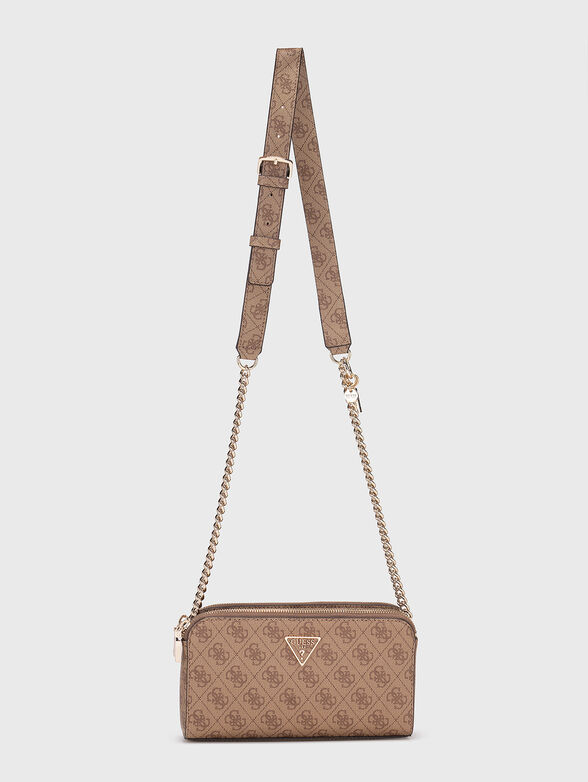 Crossbody bag with monogram logo print - 2