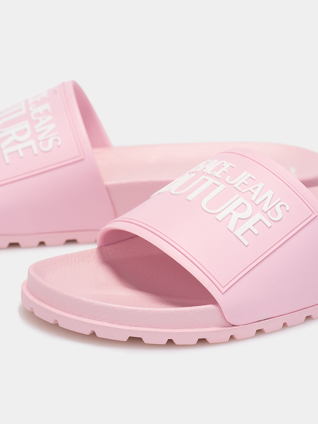 ★Versace Jeans Couture★ ピンク プールスライド Pink slides brand VERSACE JEANS COUTURE — Globalbrandsstore