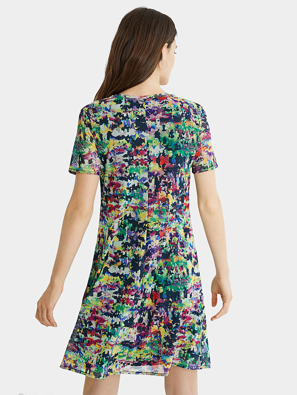 Dress ANN with art print - 4