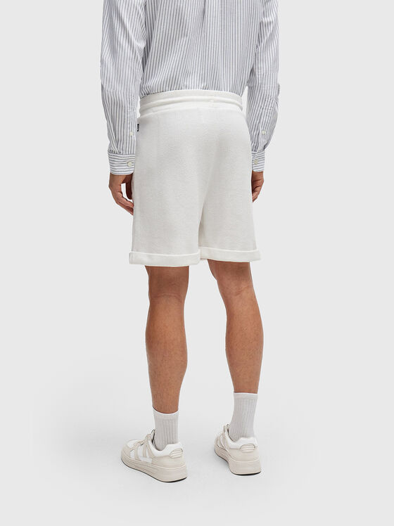 LASDUN white shorts in cotton  - 2