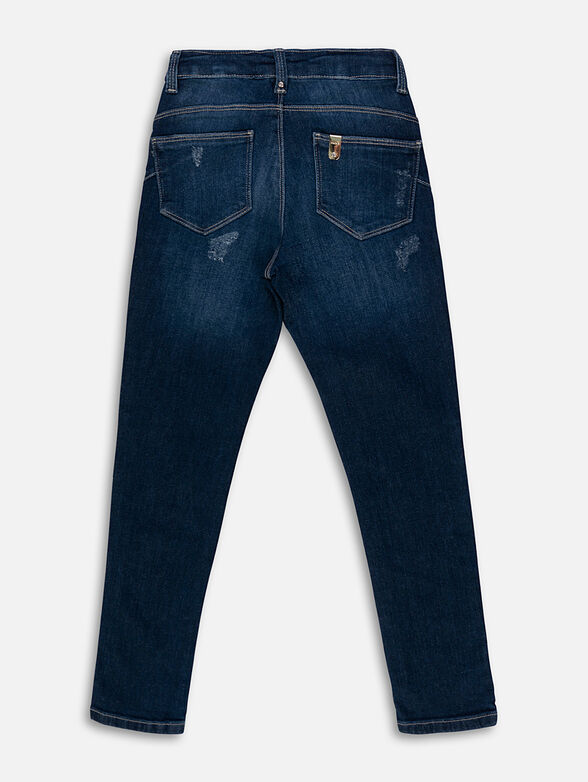 Skinny fit high-waisted jeans - 2