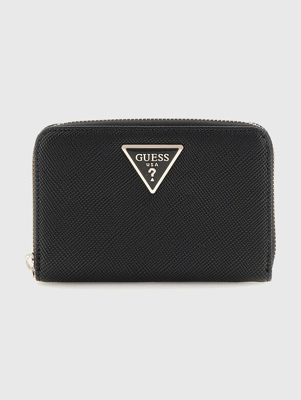 LAUREL beige  wallet with triangular logo accent - 1