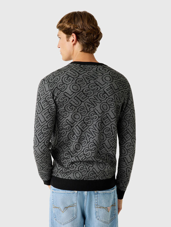 Jacquard logo sweater - 3