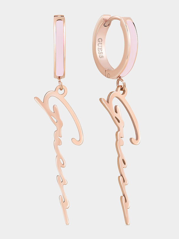 BEACH PARTY earrings in rose gold color - 1