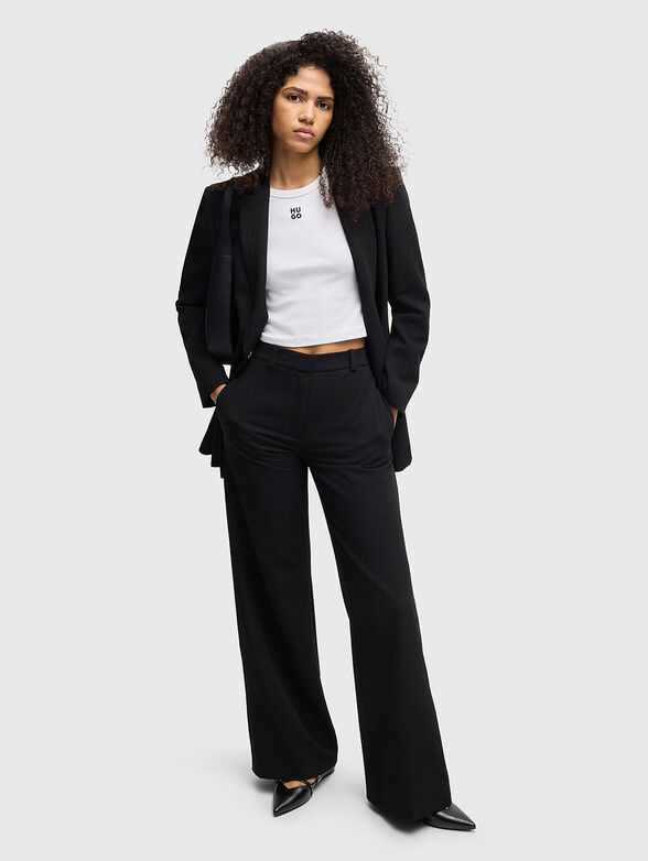 Short T-shirt with logo - 2