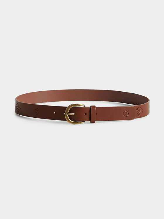 JULIETA black leather belt - 1