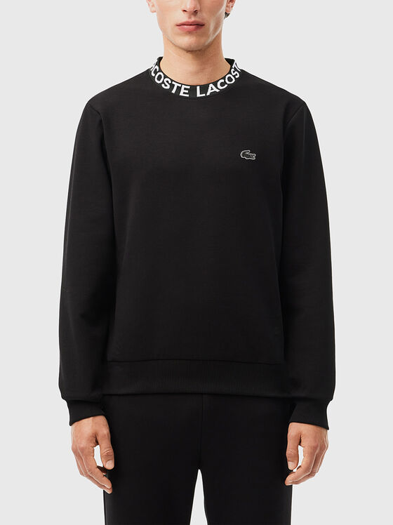 Logo round neck sweatshirt - 1