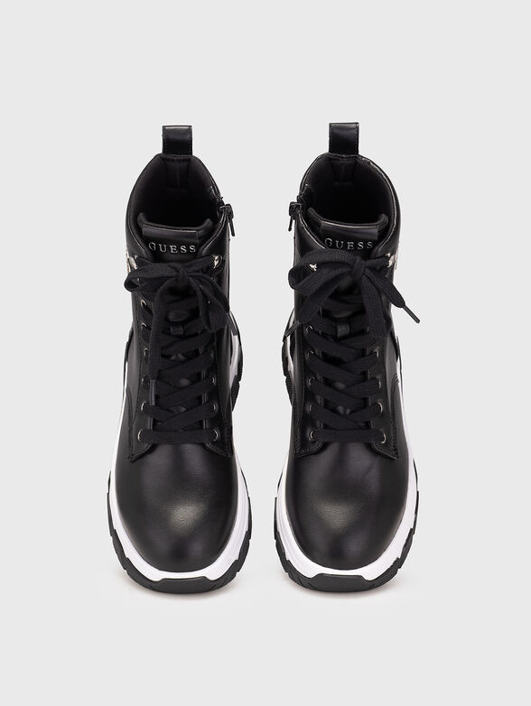 Boots with logo with applied crystals - 6