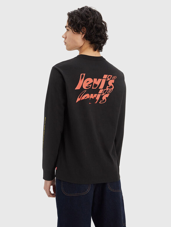 Black cotton sweatshirt  - 2