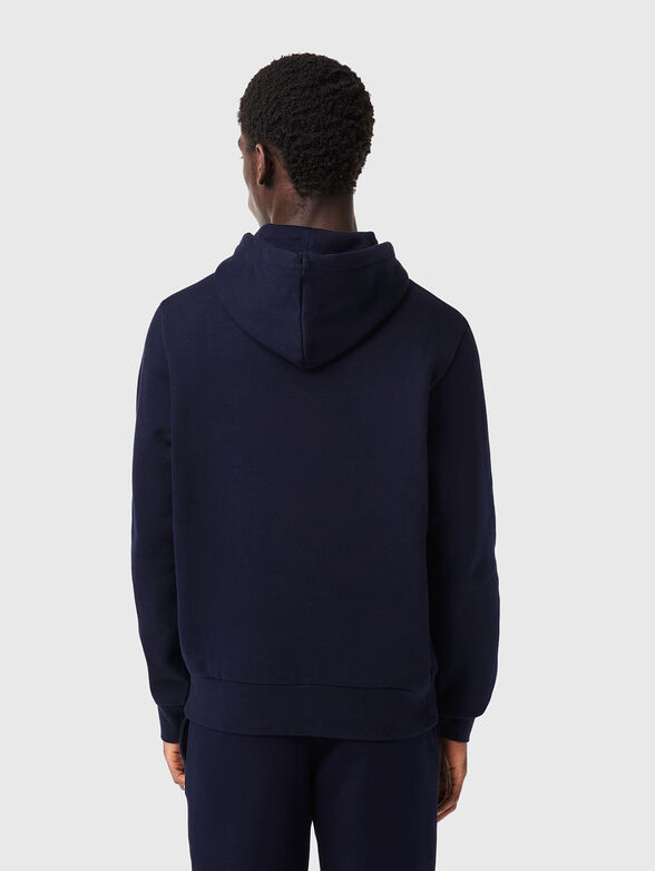 Hooded sweatshirt with logo accent - 3