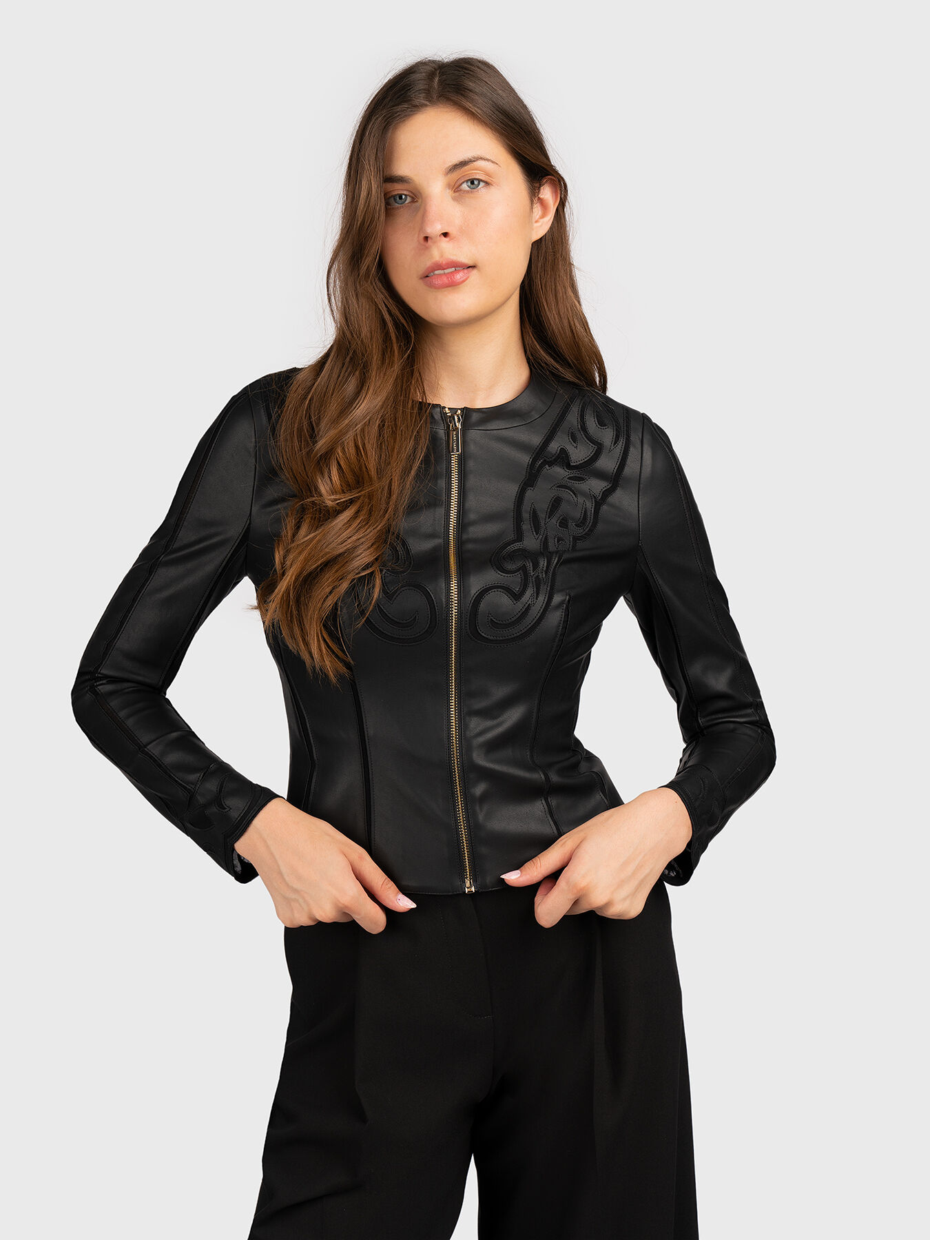MELINDA jacket in eco leather brand Marciano Globalbrandsstore en