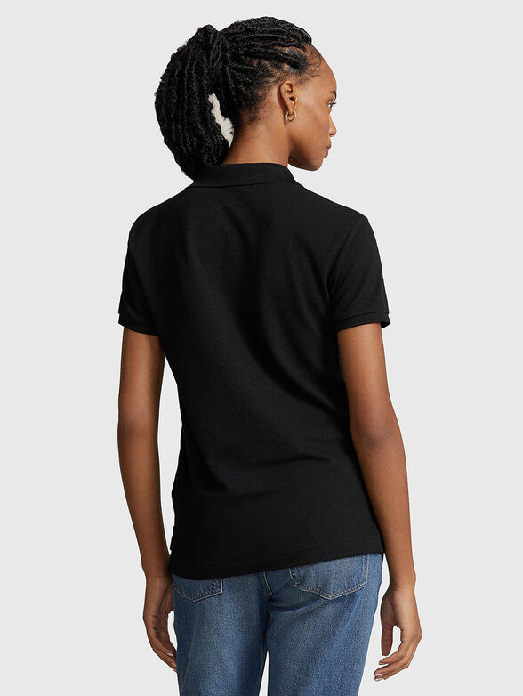 Polo shirt with contrast embroidery  - 3