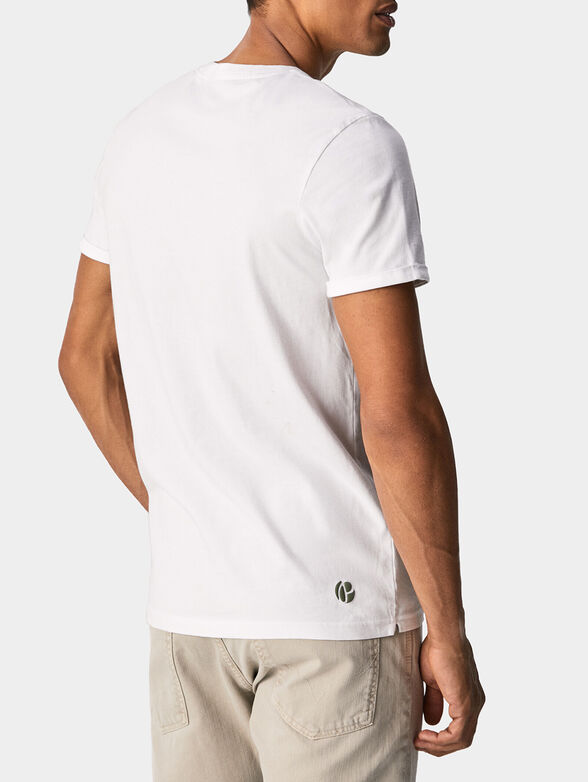 ALBEE white T-shirt with print - 3