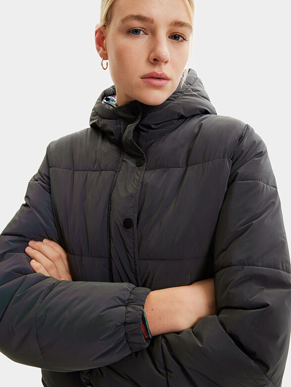 REE black padded jacket - 5