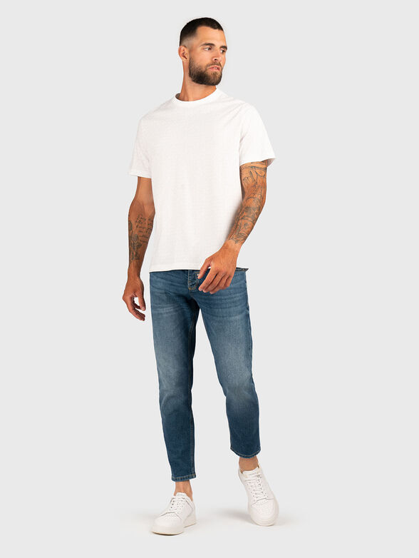Cotton T-shirt with monogram logo print - 2