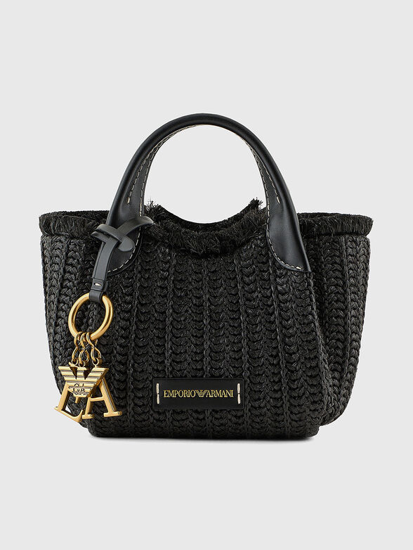 Small handbag with woven texture - 1