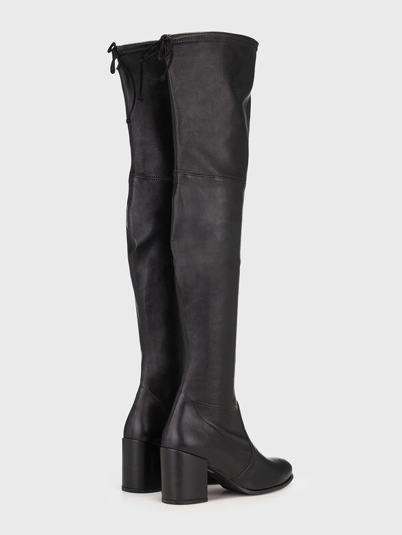 TIELAND genuine leather heeled boots - 3