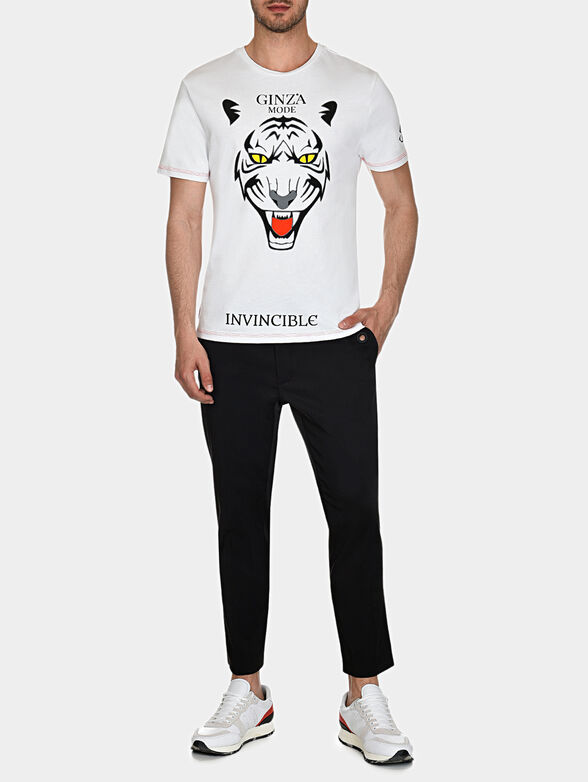 TS018 T-shirt with art prints - 1