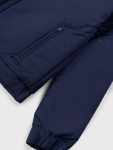 Dark blue jacket with logo on the back - 5