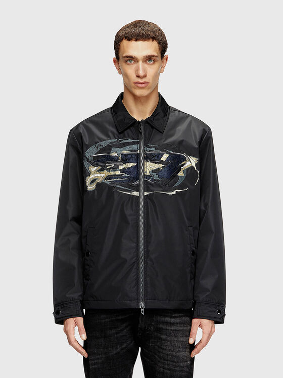 J-OACHIM-D-PADD jacket with logo embroidery and classic coll - 1