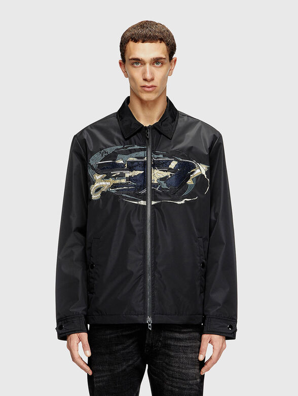 J-OACHIM-D-PADD jacket with logo embroidery and classic coll - 1