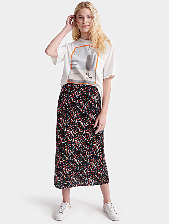CANYON midi skirt with multicolor print - 2