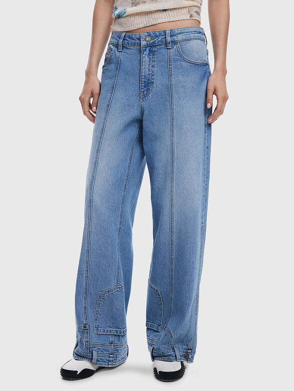Jeans with accent hem - 1