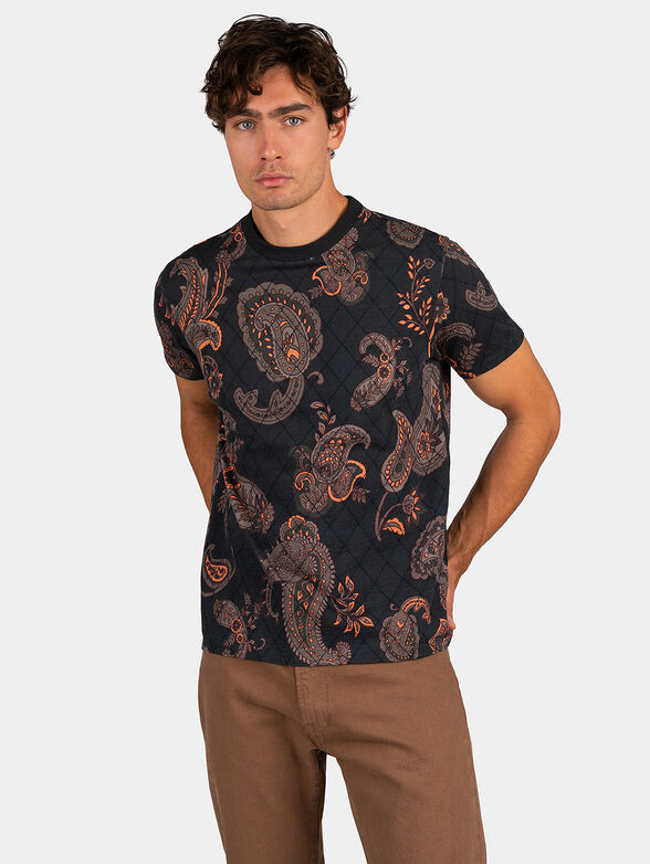 DAVID T-shirt with paisley print - 1