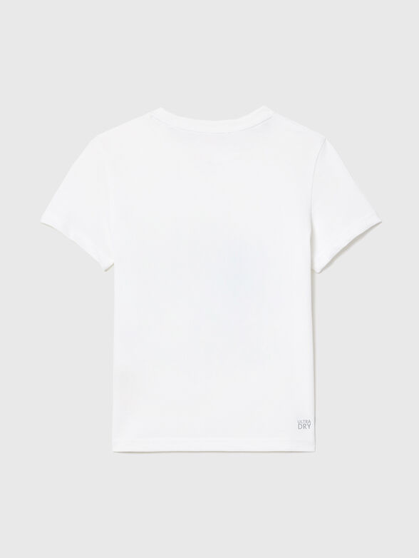 Black T-shirt with contrast print - 2