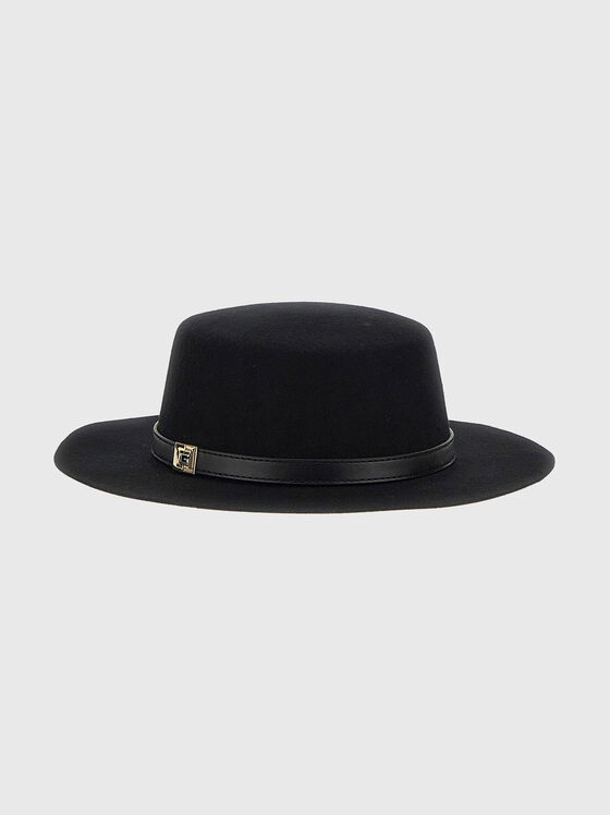 Fedora hat with logo accent - 2