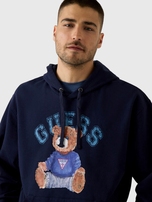 Cotton-blend sweatshirt - 4