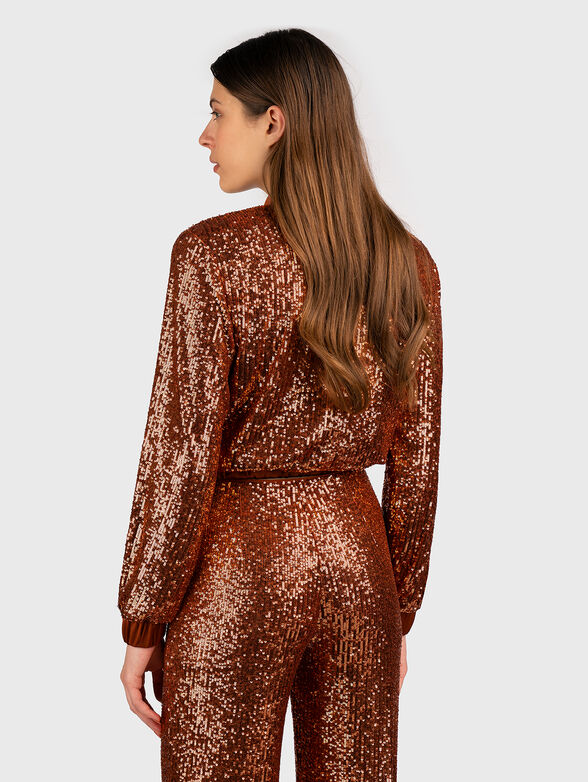 Bomber jacket with sequins - 3