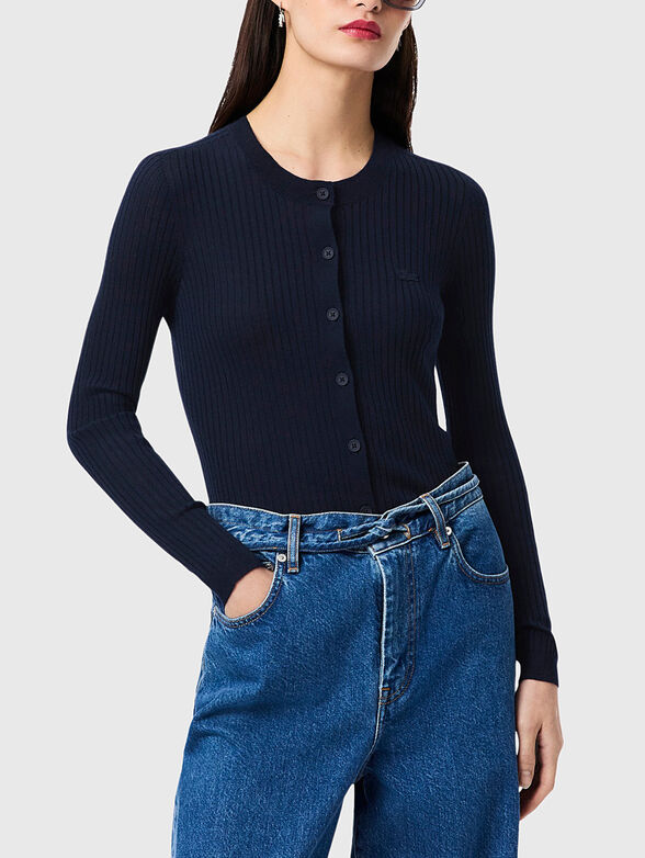 Merino wool cardigan - 1