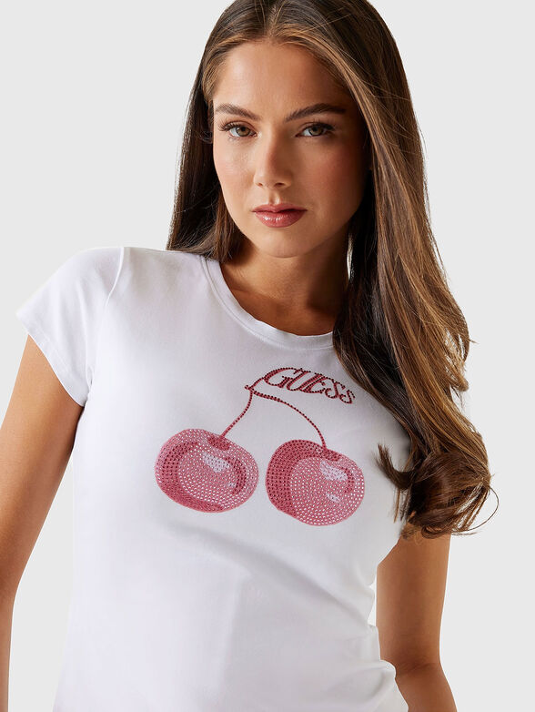 CHERRY cotton T-shirt - 4