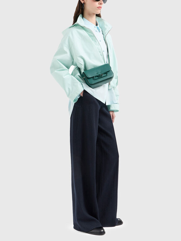 Straight high-waisted trousers - 4