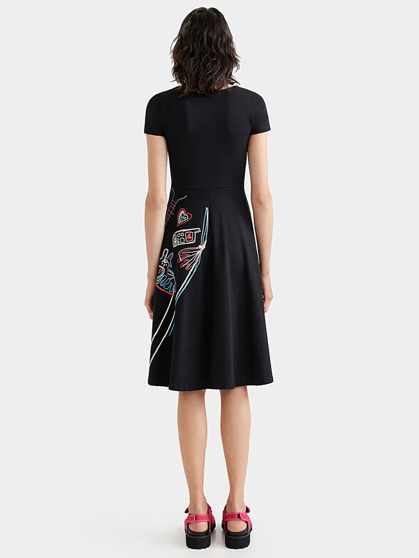 ROMA dress in black color - 2