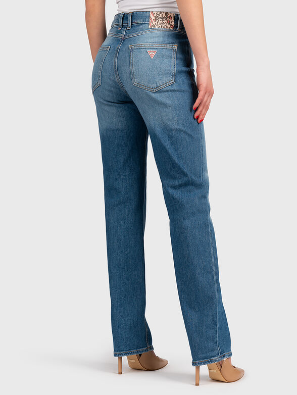 1981 blue jeans with washed effect - 2