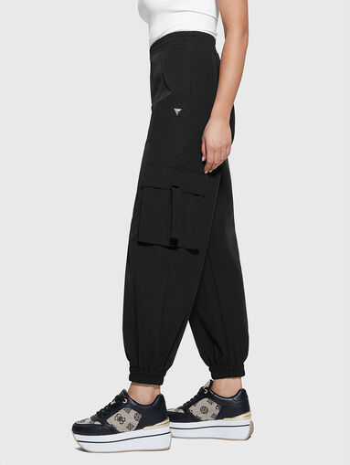 AURLIE cargo trousers in black - 3