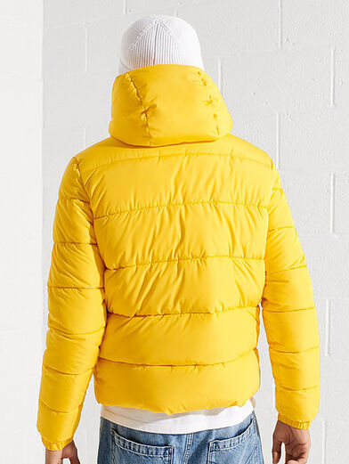 Padded jacket with a hood  - 3