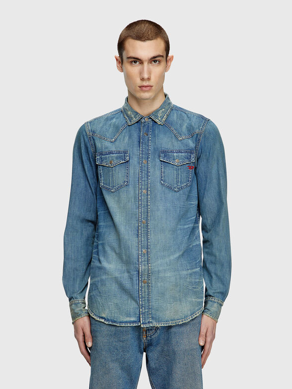 D-VEGA denim shirt - 0